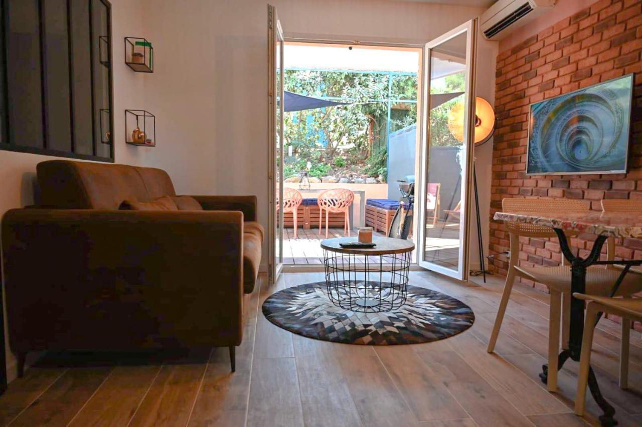 Appartement Cosy & Moderne A 180M De La Plage Sanary-sur-Mer Eksteriør bilde